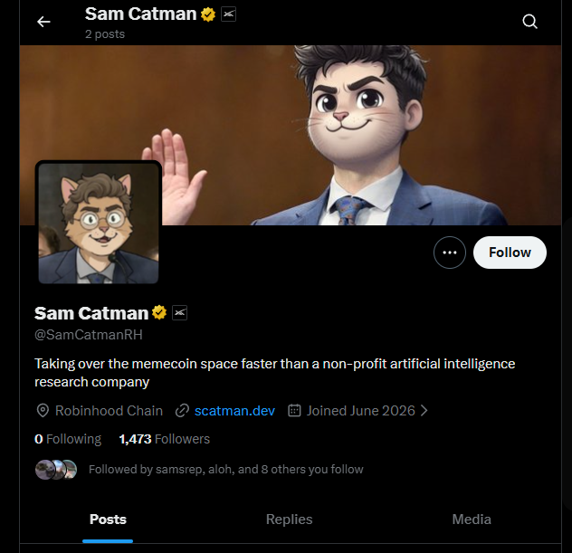 SCATMANCTO's tweet photo. $SCATMAN was just rugged by Elon Musk's @SpaceXAI!!!

Scammers created a meme token on robinhood chain called Scam Altman ($SCATMAN) and received an official SpaceX badge, something that could only be granted by someone from SpaceX.
Shortly afterward, the official @SPACEXAI account promoted the token’s contract address, and the coin was rug pulled. Thousands of trenchers and followers who trusted them lost their money in seconds.

Now the community has taken over the meme and is trying to turn the situation into something positive.