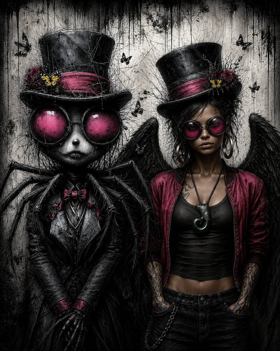 _jaeai_'s tweet photo. QT Spiders🕷️
Thanks for tagging me Spawns! @spawns_ai
As one who loves most creepy crawlies this is freaken adorable
Kindly inviting:
@MysteryMind
@theogsavageaeri
@WickeyPixels
#WeiardArtRebels #OnlyOneYou
My Friends are weird... https://t.co/Dozybq3ORM