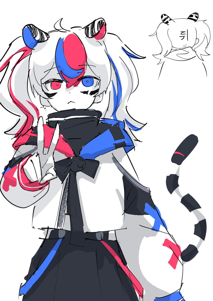 UUUU4_'s tweet photo. 한국쨩 낙서
호랑이귀로 어레인지가 해보고싶었단 말이지
#国旗娘 https://t.co/Hng8aPIrT1