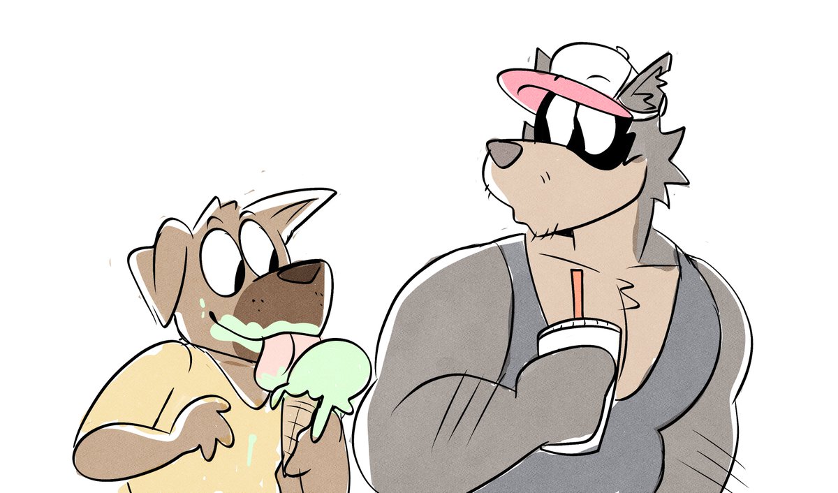 sunny sunday 🍦🧃 silly sketch