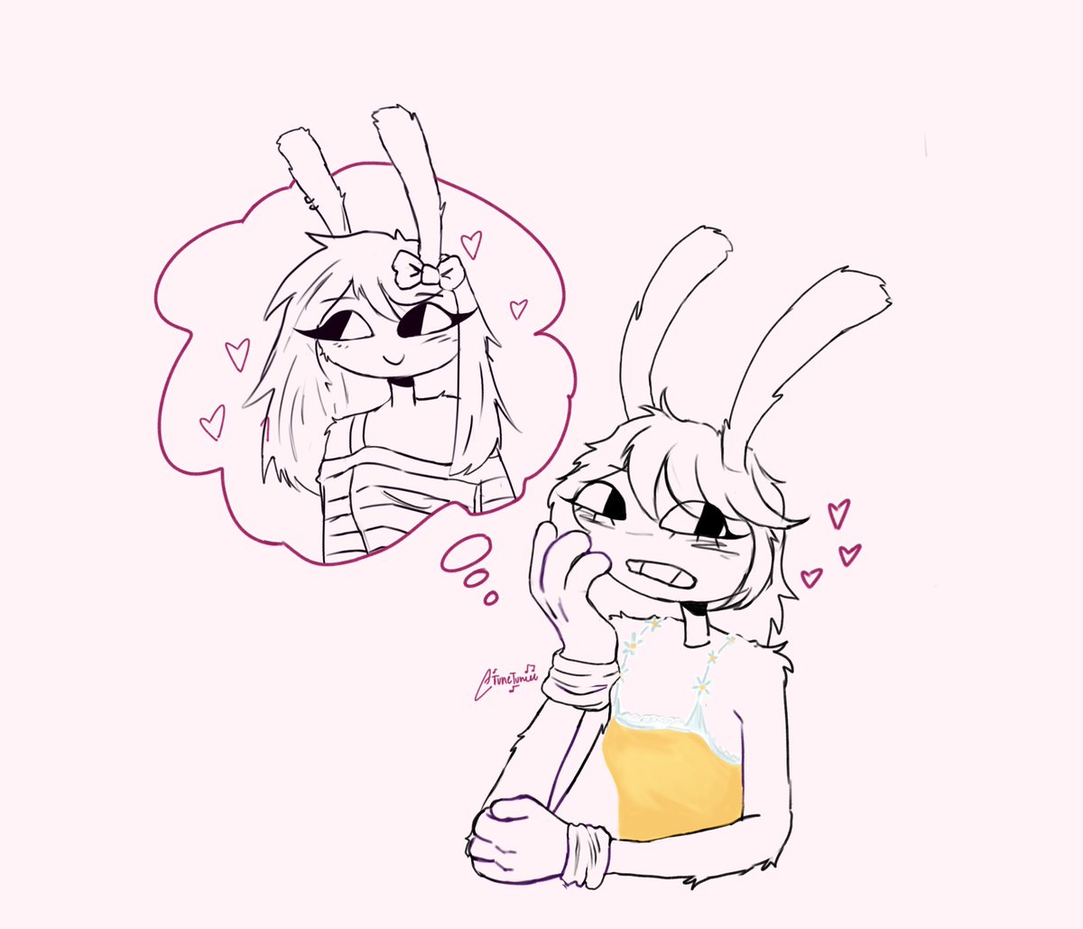 tuneetuneee's tweet photo. Isn’t she lovely?! <3333 Jax and thomas plus fem design! Hope you like my fem thomas I still need to give her a name #theamazingdigitalcircus #femjax #tadcfanart #fanart #jaxfanart #tadcjax #jaxtadc #tadc #digitalart #procreate #drawing #jaxandthomas #tadcpomni #pomnitadc https://t.co/PAFUHU17RO