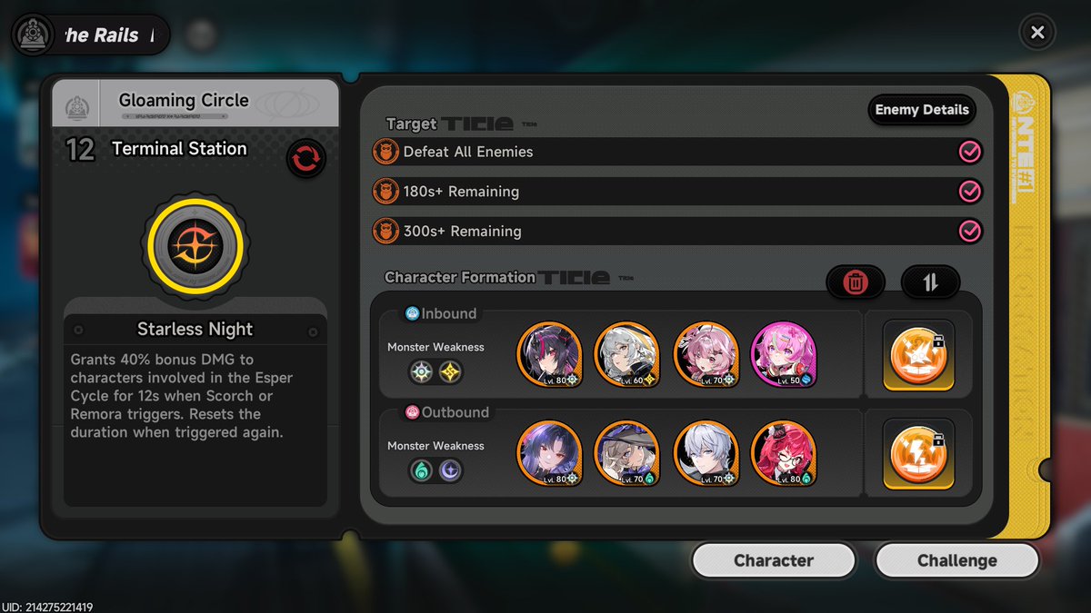 jetri_co's tweet photo. #NTE when every DPS needs MC and jiuyuan...
guys when you post 'team comps' add some lineups without them okay?
i give shinku a chiz, who i swap to during boss break.
then we can also remora back to hathor then shinku https://t.co/dtMMte916i