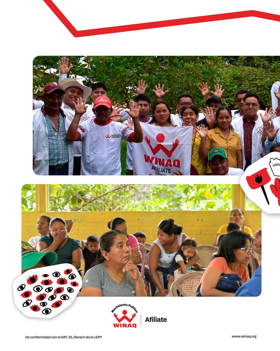 MovimientoWinaq's tweet photo. ¡Winaq sigue llegando a toda Guatemala!

Este fin de semana estuvimos en San Francisco Petén, nuestro secretario nacional Amilcar Pop, participó en una jornada de formación política, diálogo y juramentación de diferentes coordinadores municipales para este departamento.

Felicitamos el trabajo de nuestro coordinador departamental Francisco Cuz, quien ha fortalecido nuestra estructura en Petén.

Afíliate a un movimiento honesto, transparente y comprometido con las luchas del pueblo.

#peten #afíliateawinaq #somoswinaq
