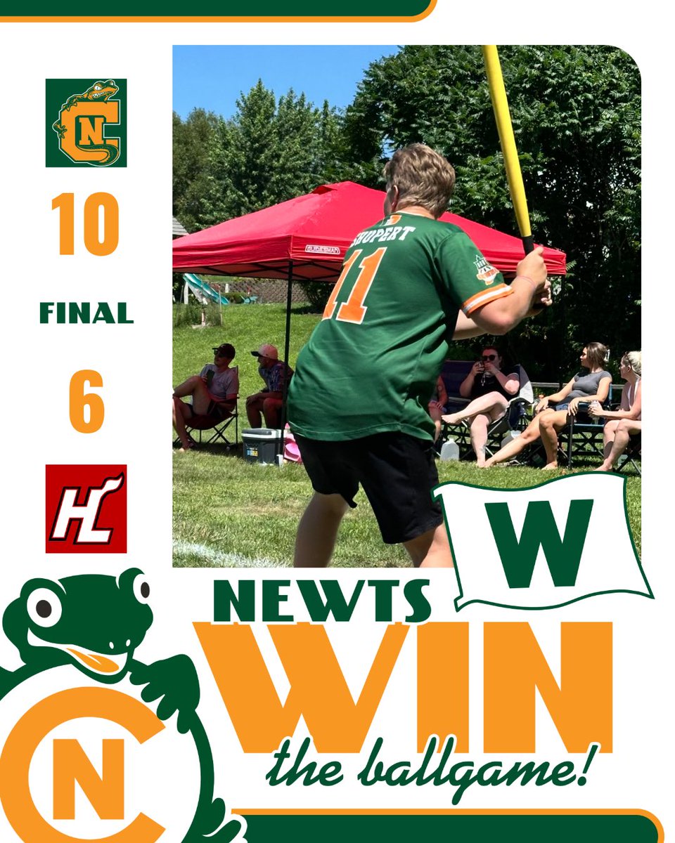 NCNewts's tweet photo. #Newts win the finale and take the series!

700th win in franchise history.

W: M. Soos
L: Benner

Att: 14
Time: 42 minutes https://t.co/lU1O9PIZVn