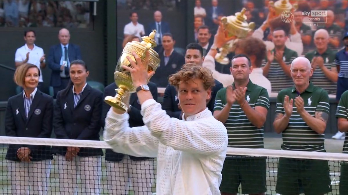 quindicizero's tweet photo. The Gentleman's singles man championships 2026… 

From Italy…. 🇮🇹

JANNIK SINNER 🏆🏆 https://t.co/hYI3X0Myw6