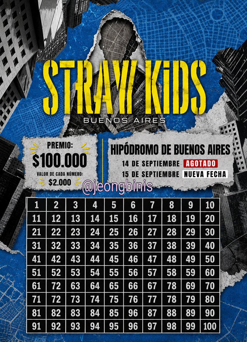 jeongliiix's tweet photo. 🩵 RIFA STRAYCITY 🩵
Dado que queda poco tiempo decidí que sea una rifa de PLATA ($100.000 pesos argentinos) para todos los gastos necesarios VALOR DEL NUM: $2000
Más detalles abajo 👇🏻

me ayudan mucho con un RT 🫰🏻💕 https://t.co/QiiXzUpJOU