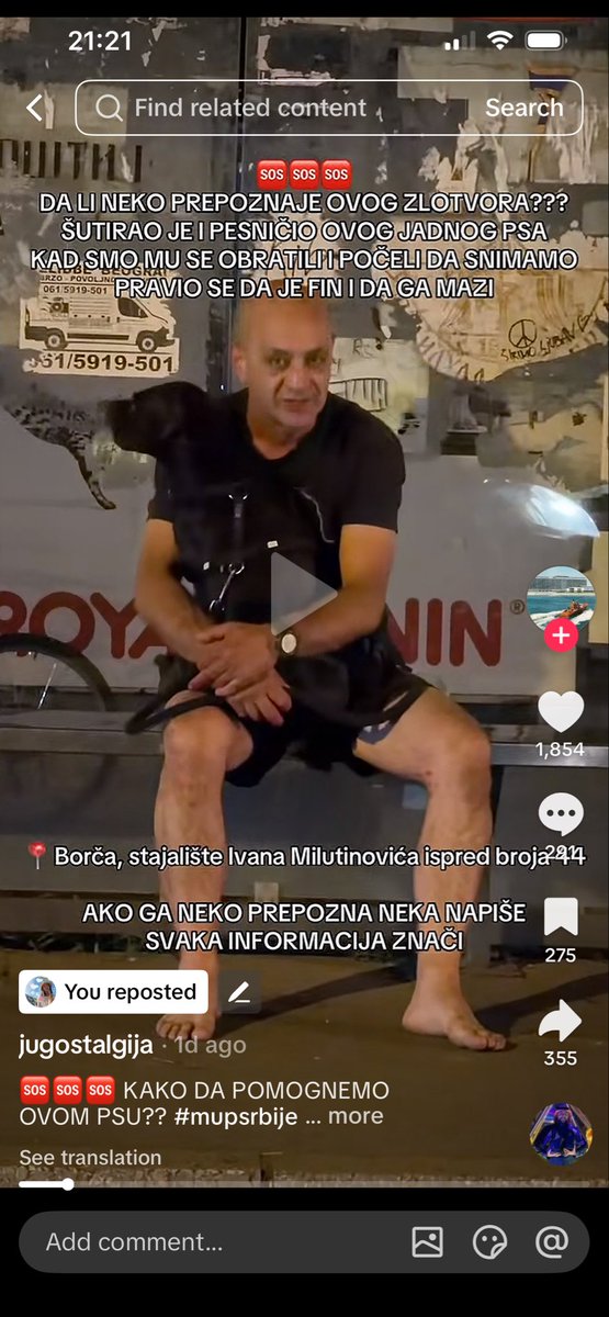 mogliexplorer's tweet photo. ‼️‼️‼️Ajmo RT  
Potrebna informacija 
NEOSOBA SA SLIKE je sutirao i pesnicio ovog psa. Ko je bednik seme mu se zatrlo i najmiliji pomrli od rakcine?
Ajmo https://t.co/z6Cjq7Npjg