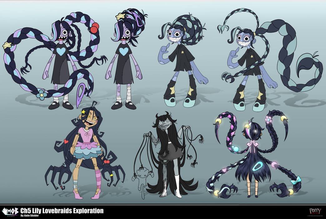 playtimecomm's tweet photo. ✍️ More Lily concepts ✍️

One of the Mob Entertainment artists posted even more concept art of an early version of Lily Lovebraids, drawn by her ✨

#PoppyPlaytime https://t.co/TwVIEzYpmf