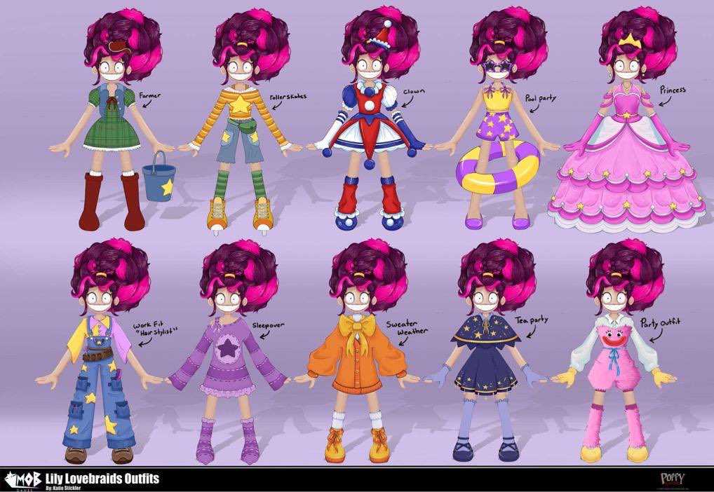 playtimecomm's tweet photo. ✍️ More Lily concepts ✍️

One of the Mob Entertainment artists posted even more concept art of an early version of Lily Lovebraids, drawn by her ✨

#PoppyPlaytime https://t.co/TwVIEzYpmf