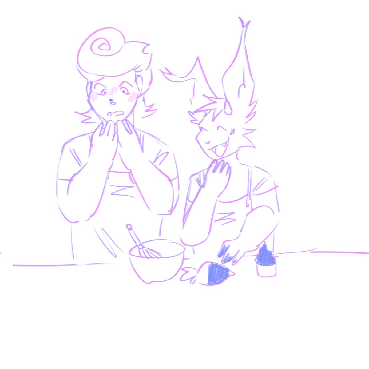 DownLight_uwu's tweet photo. Harvey and I are cooking up something delicious

#bloodmoney #art #digitalart #fanart https://t.co/rUWDlQMpiX