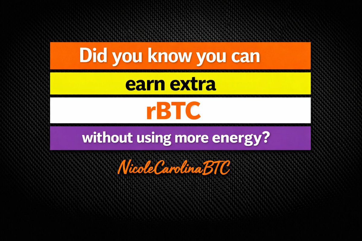 Nicole_cf's tweet photo. Did you know you can earn extra rBTC without spending more energy?

Rootstock + DMND + Stratum V2 = same hash power, additional income in Bitcoin's native economy.

200+ DeFi apps are waiting.

#BitcoinMining #PassiveIncome #DeFi #rBTC https://t.co/3ytjmZ4lzR