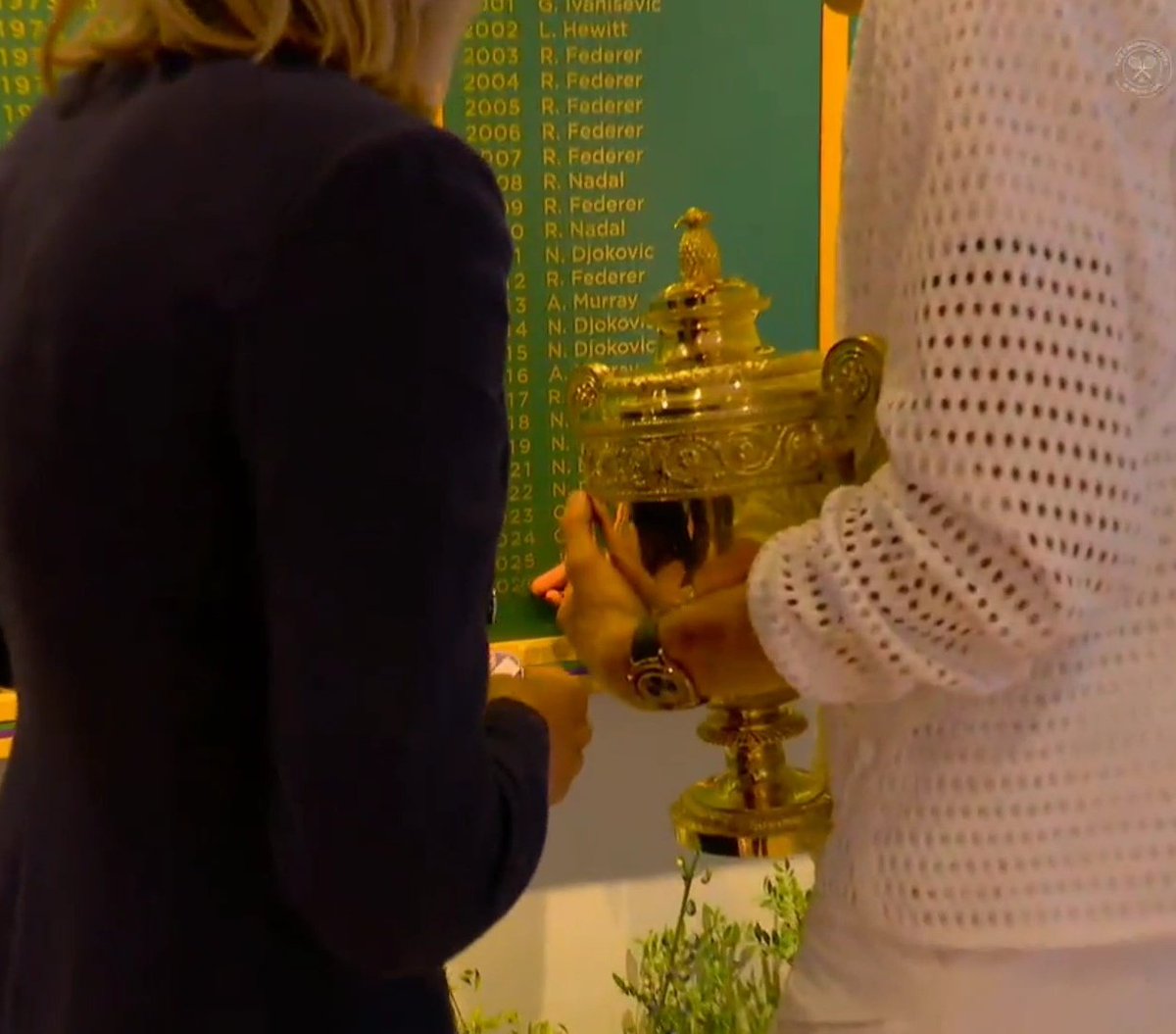 jannik_files's tweet photo. Jannik Sinner admiring his name on the champions list 🥹❤️ https://t.co/JPJadQPKG5