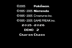 CharonChaosV2's tweet photo. I am currently making a Decompilation of Pokemon Emerald called Shadow Emerald. I am releasing a demo 2 version Demo 1 was tested and was not good enough so demo 2 is released for public testing. Release date November 6, 2026. Trailer on October 2026 https://t.co/M8TKqtYeC0