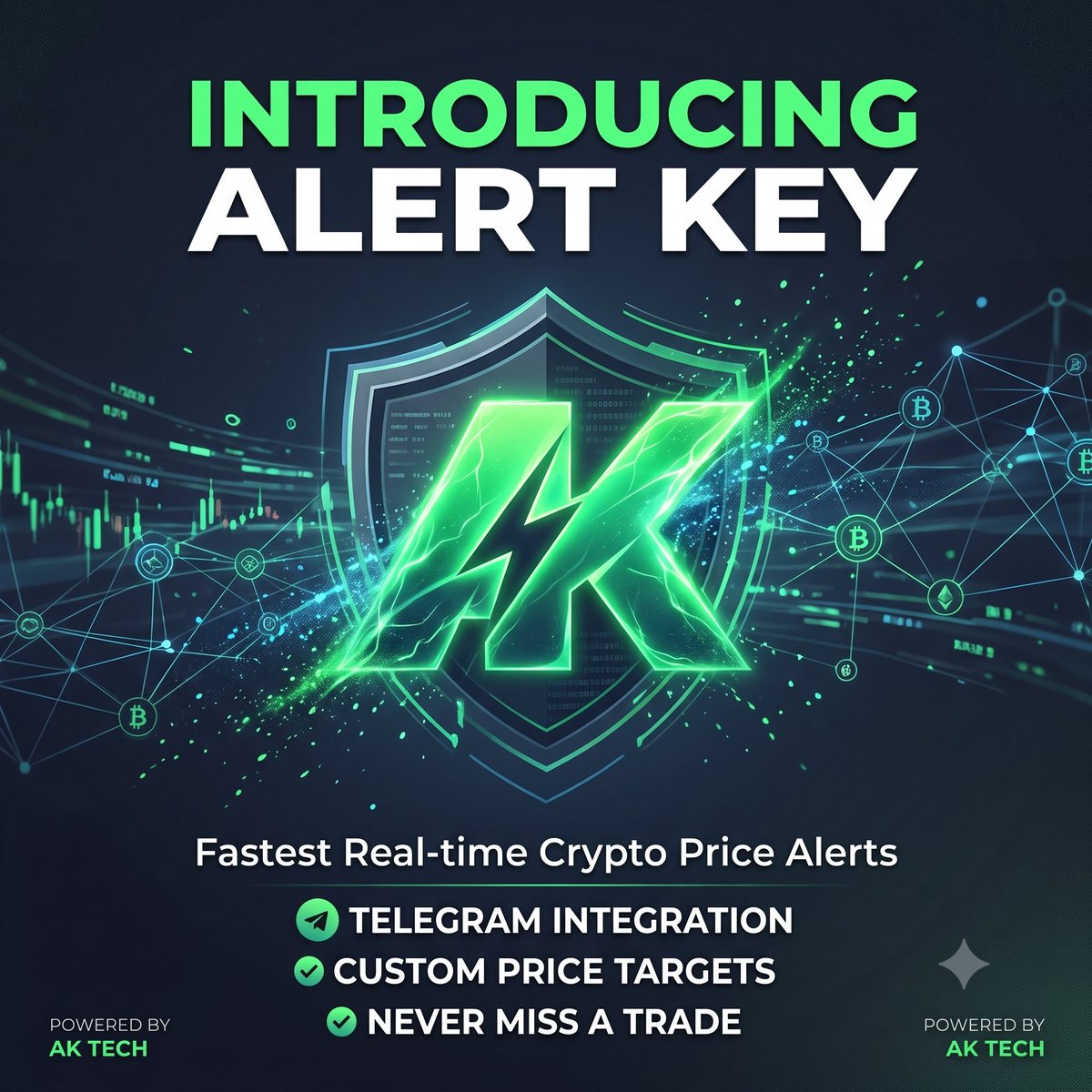 AlertKey_org's tweet photo. We are thrilled to introduce: Alert Key
Our goal is simple: deliver the fastest, most accurate real-time crypto price alerts directly to your TG bot. Stop staring at charts 24/7. Set your targets and let Alert Key find the opportunities for you.
#AlertKey #CryptoAlerts #Bitcoin https://t.co/ktdSslPBIG