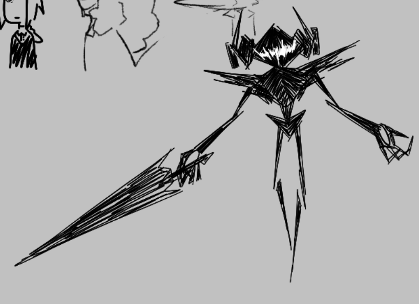 デイナデザインホラズム deltarunes from last night (featuring an orange drawn by @sexyroboman)