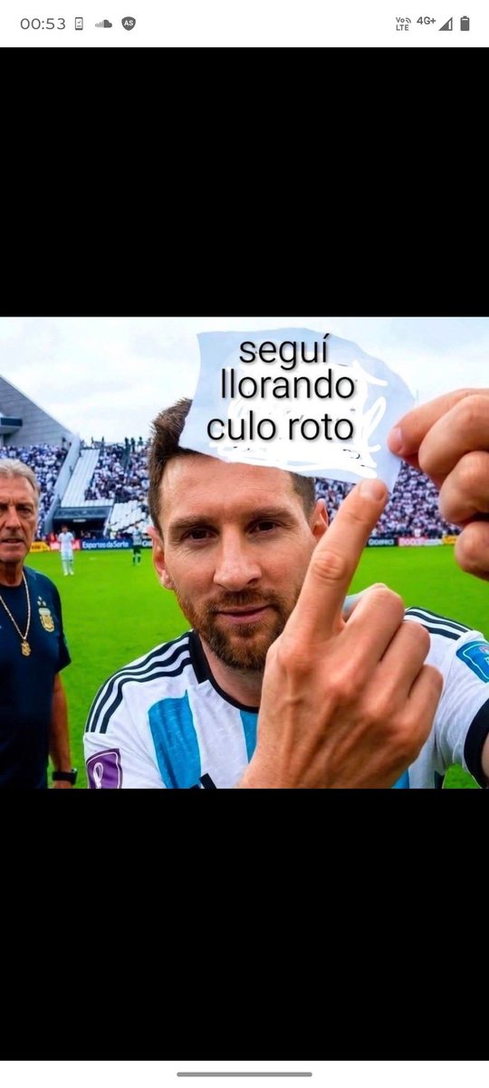 MILEIROMAN's tweet photo. @hdelariva10 https://t.co/TxSgSbgkM8