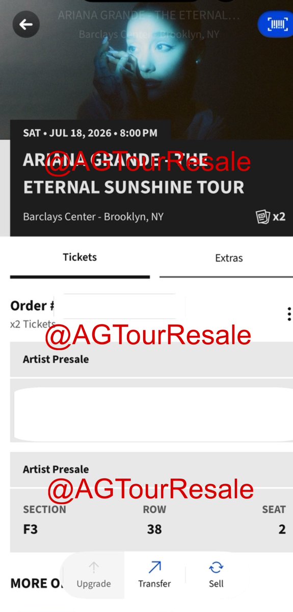 AGTourResale's tweet photo. SELLING 1 FV FLOOR TICKET TO THE SHOW IN BROOKLYN ON JULY 18TH!

- YOU MUST BE FOLLOWING US AND YOU MUST FILL OUT THE GOOGLE FORM BELOW!

- $485.13 TOTAL (PP G&amp;S FEE ALREADY INCLUDED) 

- Floor 3 -Row 38 - Seat 2

-Form will close TODAY at 5:45PM EST! 

https://t.co/sSbE3qLwGU https://t.co/outhn9wuZo