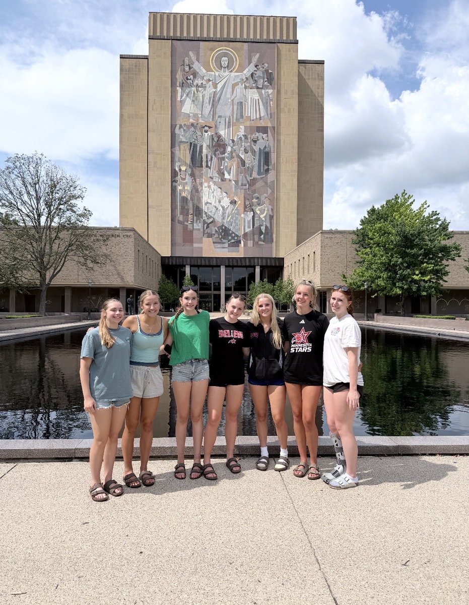 LexiDrossel's tweet photo. Fun weekend at 3ssb Gold  Session 2 with @MNStars2029Gold in Indiana. With a great game of 21 points and 5 threes Saturday night. Along with a tour of notre dame with my team. Ending the weekend 2-3, can’t wait for South Carolina Session 3! https://t.co/d8vK1GShSW