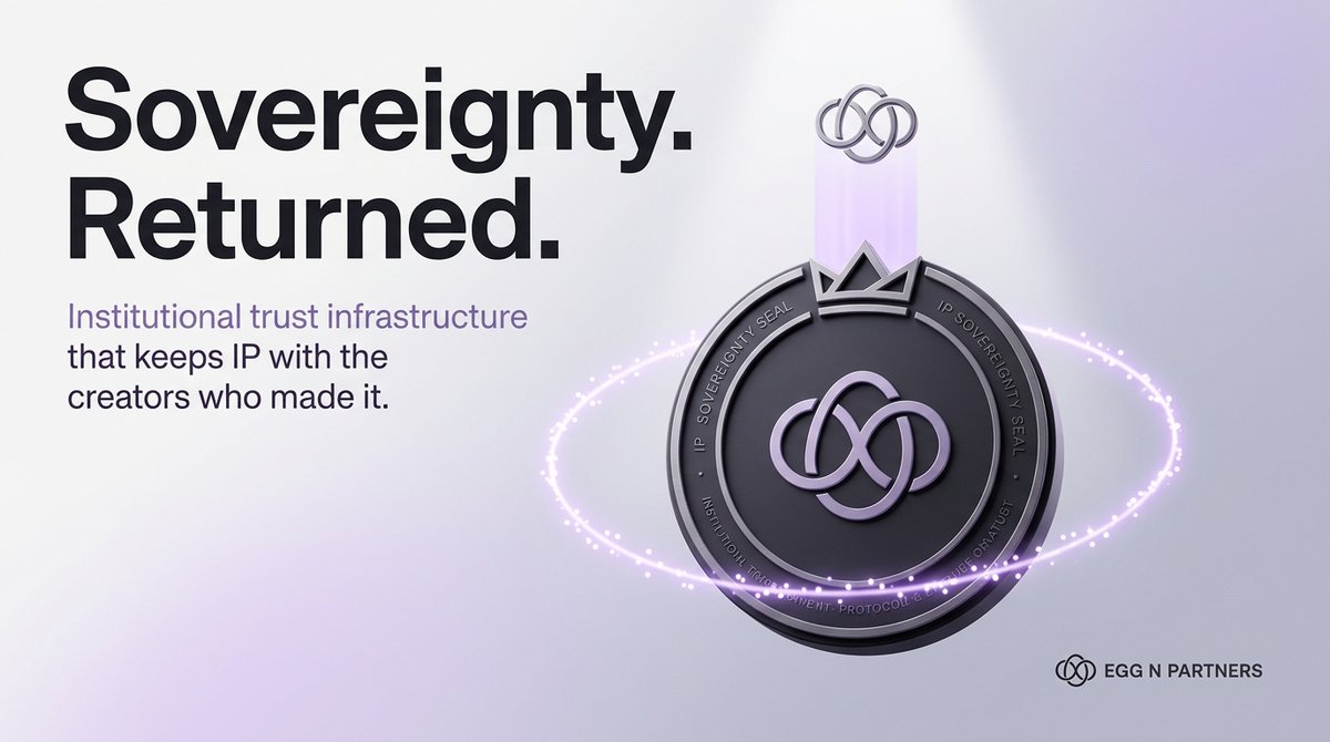 EggNPartners's tweet photo. Squid Game creators lost residual rights. Kpop Demon Hunters got extracted the same way.

Egg N Partners' answer: Trademark Class 38, Sleep Infinity at 99.99%, and a K-Director Alliance keeping IP sovereignty with creators. Continuous Yield replaces the black box.

Rebuilt. 👑 https://t.co/znDewyqnnb