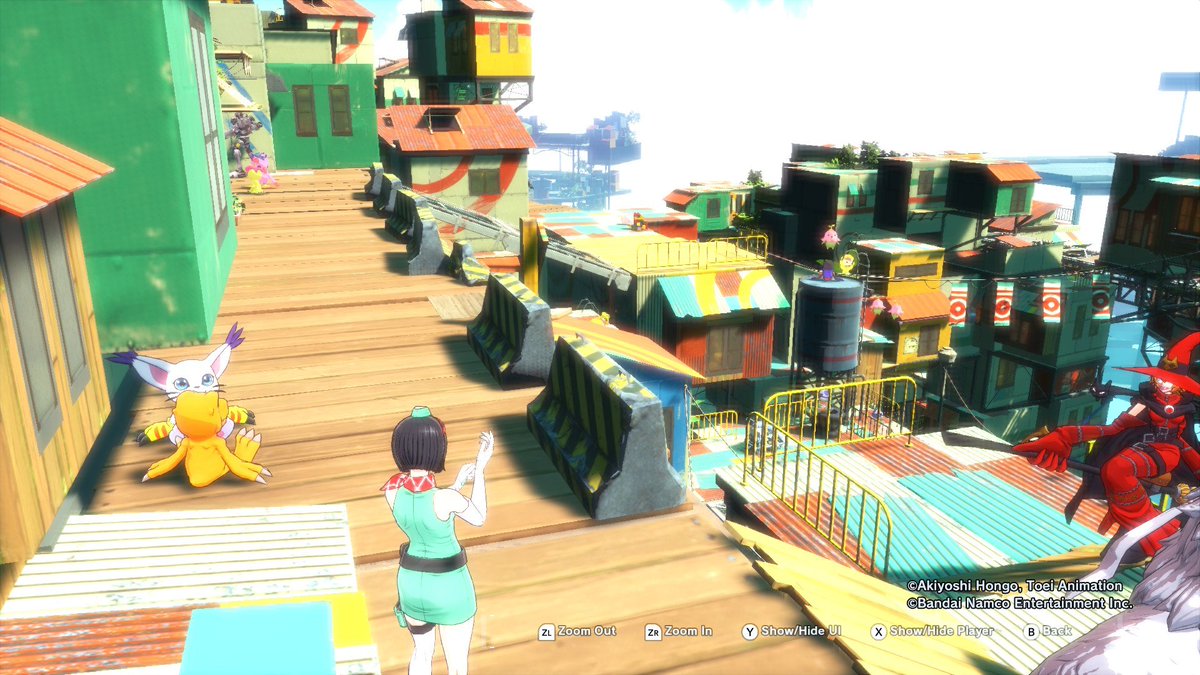Misono_Iliad's tweet photo. (🎀): Crazy how Central Town, the first area of the Digital World you see, is still the most impactful in terms of size, atmosphere, community and general "I'd love to visit" vibes

Not saying that the other areas are bad, they're great, they just peaked with the first impression https://t.co/PvVckU7Odo