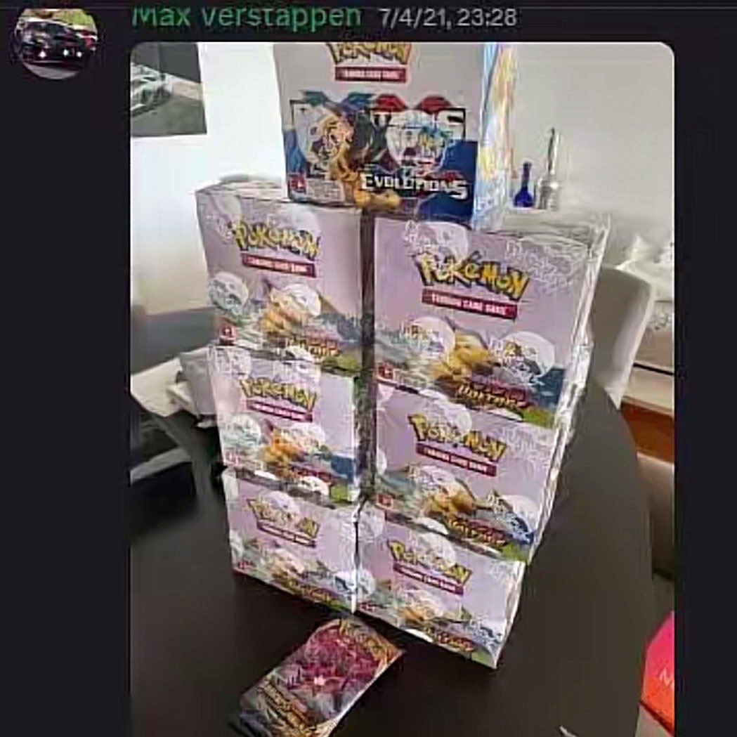 Mercury98568210's tweet photo. When Max in 2021 was busy collecting his Pokémon cards 😭 https://t.co/gbMfpFnTS3