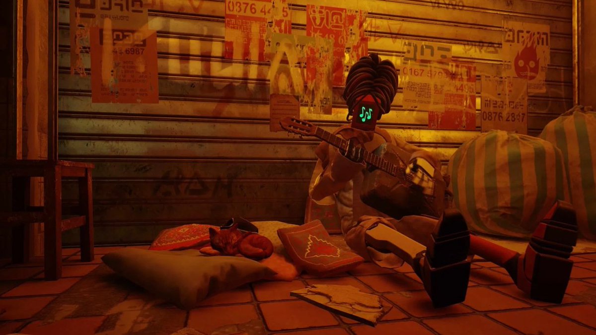 SaliaCat's tweet photo. Stray (PS5)
Das Game hat mir wirklich gut gefallen! Hätte mir sehr gewünscht, dass es noch etwas länger gewesen wäre. Mochte generell das ganze postapokalyptische Setting sehr und natürlich die Tatsache, dass man als Katze spielt 🐱 https://t.co/mlMy8PNtp0