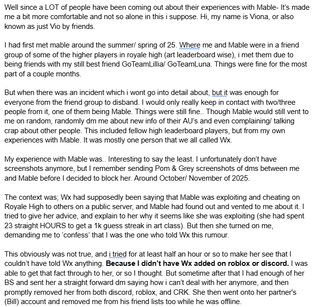 VionaSubi's tweet photo. Tried my best to summarise and remember my own experience. Admittedly I may not have screenshots, but Pom + Grey can most likely vouch for me. As I have been here since they first mentioned about making this doc. https://t.co/tdh6u61gbG
