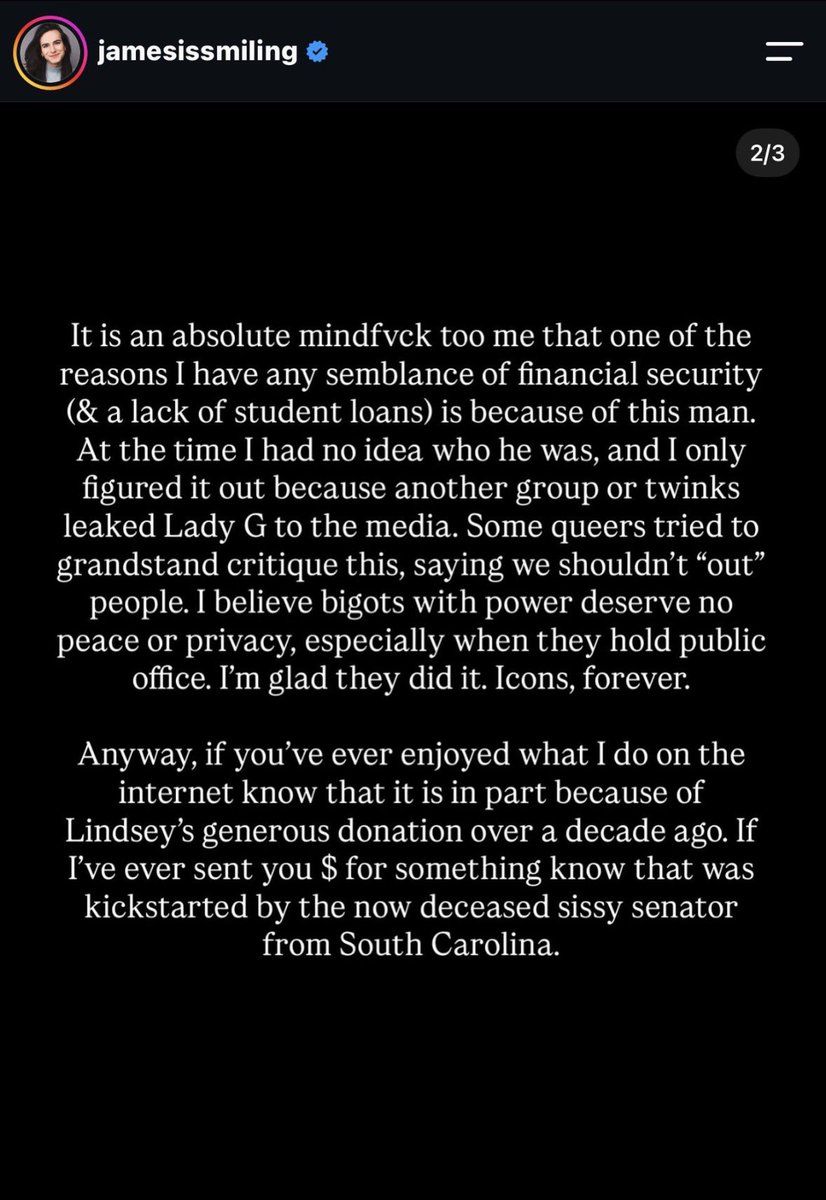 AmoneyResists's tweet photo. The NDAs are null and void and people are spilling the tea on Lindsey Graham 🤣 https://t.co/XAsE54dHeV
