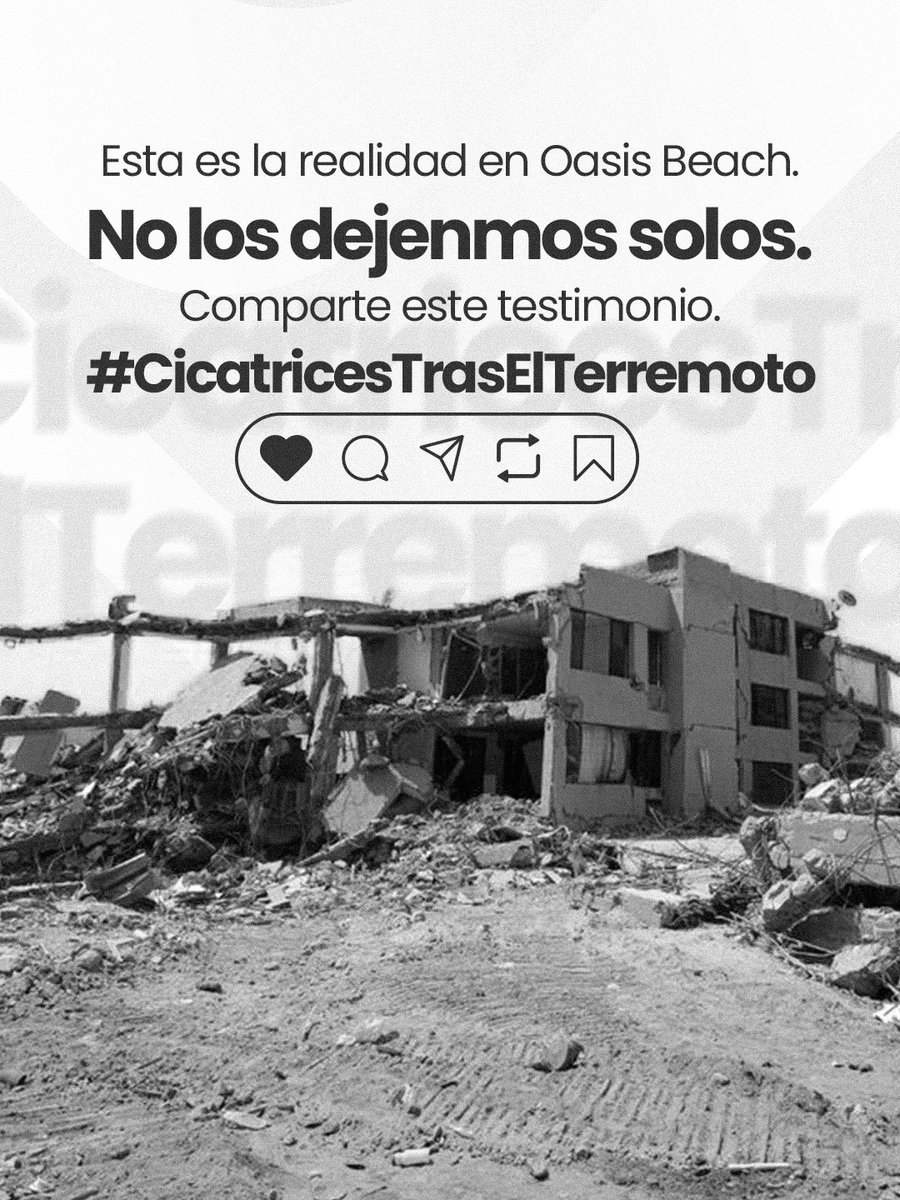 VenteDDHH's tweet photo. No podemos acostumbrarnos a estas historias ni dejar que caigan en el olvido. Acompañar, escuchar y visibilizar a quienes siguen enfrentando esta tragedia también es una forma de estar presentes.

#CicatricesTrasElTerremoto https://t.co/BXkYKDH0dm