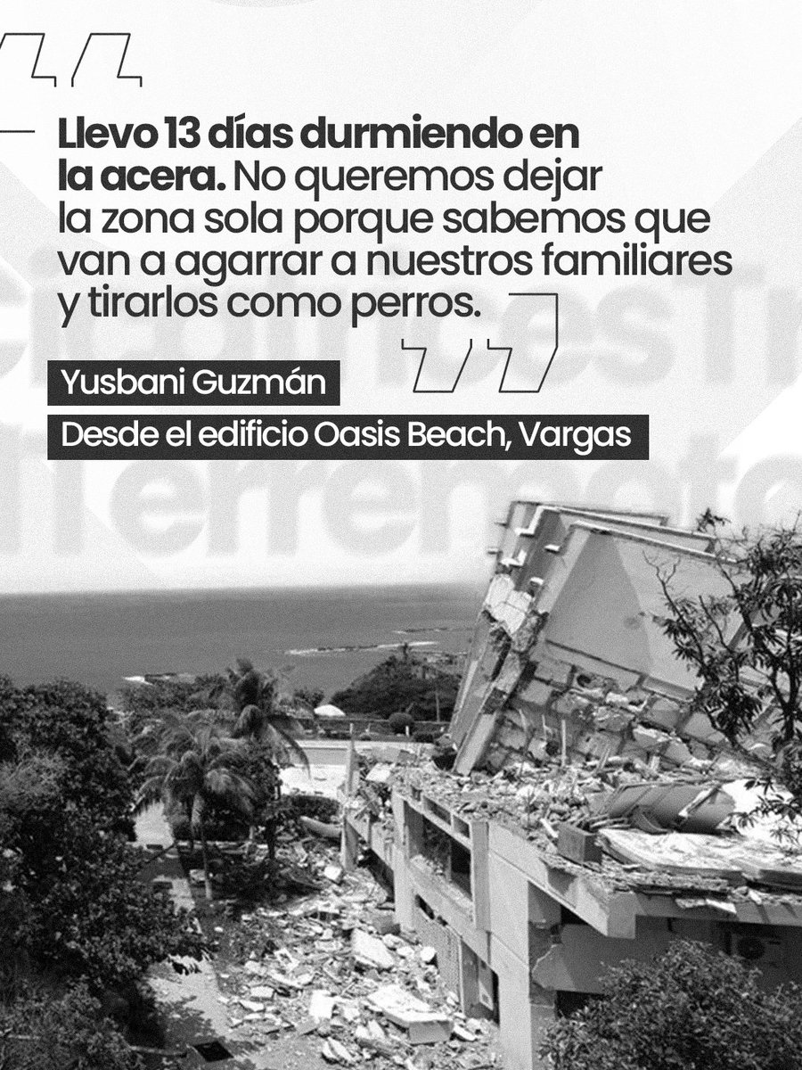VenteDDHH's tweet photo. No podemos acostumbrarnos a estas historias ni dejar que caigan en el olvido. Acompañar, escuchar y visibilizar a quienes siguen enfrentando esta tragedia también es una forma de estar presentes.

#CicatricesTrasElTerremoto https://t.co/BXkYKDH0dm
