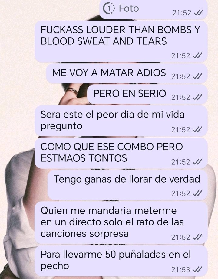 _shubyy's tweet photo. Me han reventado entera con las pootas canciones sorpresa os odio a todos es lo peor que me podían haber hecho adiós https://t.co/S0IFt7971L