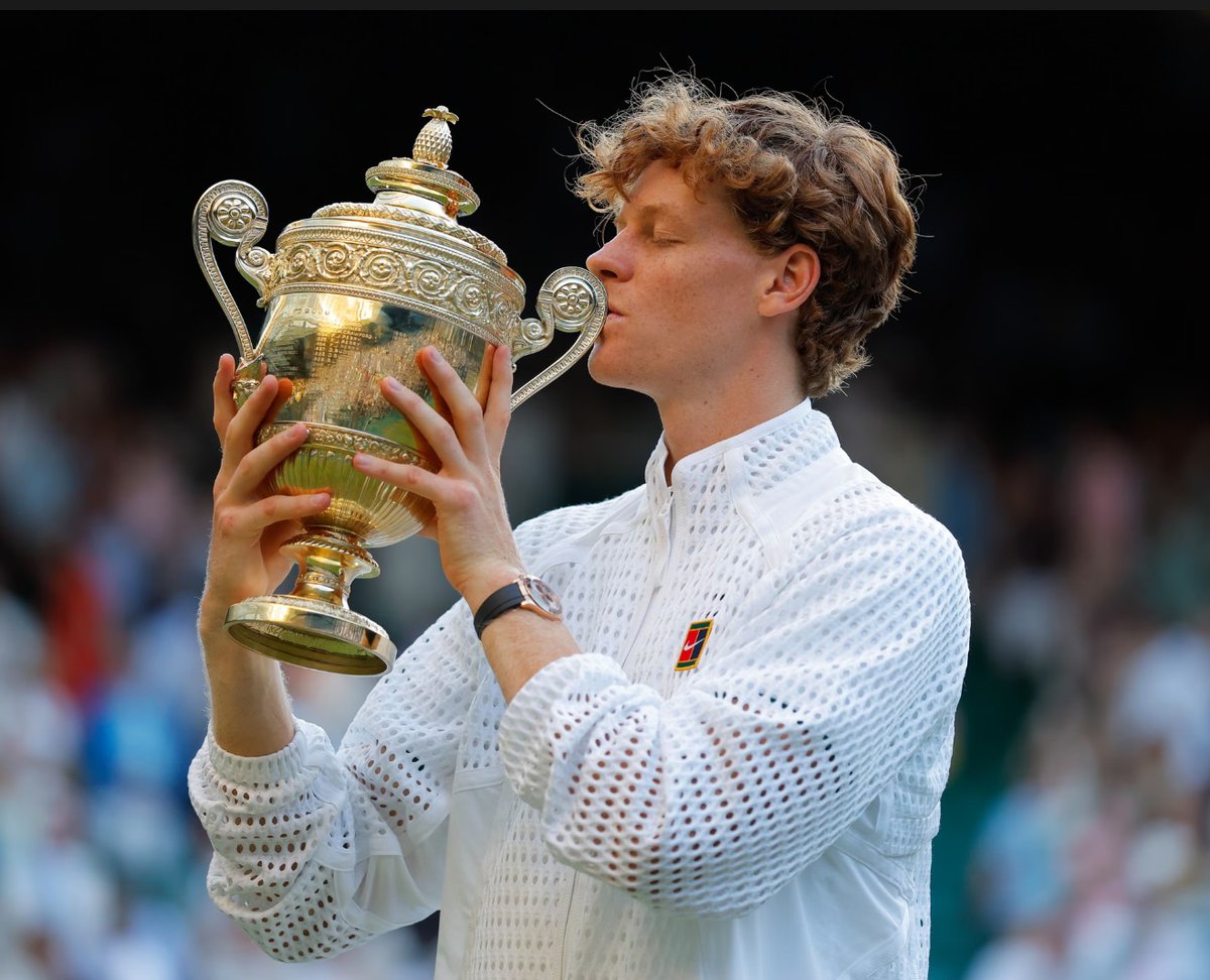 Alfio7even's tweet photo. A big Congrats to Jannik #Sinner for back-to-back #Wimbledon wins! 👏👏 🇮🇹  #Wimbledon2026 https://t.co/BBRoym1fsB