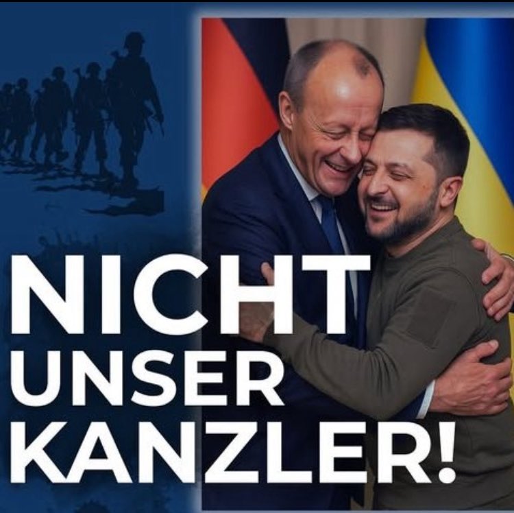 Spartacus179771's tweet photo. @bundeskanzler 
merz, nicht unser Kanzler warum muss der deutsche Steuerzahler die Drohnen für die scheiß korrupte Azow-Ukraine bezahlen.

Deutschland befindet sich im Krieg mit Russland durch sie!

Unsere Unterstützung haben sie nicht gegen Russland!

💙💙💙 https://t.co/lyOy6PcaCK