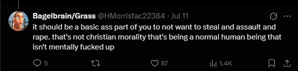 TwoEmptyMinds's tweet photo. @thicc_gandalf @HadesUndead @HMorrisfac22384 What??? It's not a non-sequitur when the OP quite literally prescribed an "ought" in their reply to this same post. 

Are you not confused? https://t.co/pfiOEKzgpI
