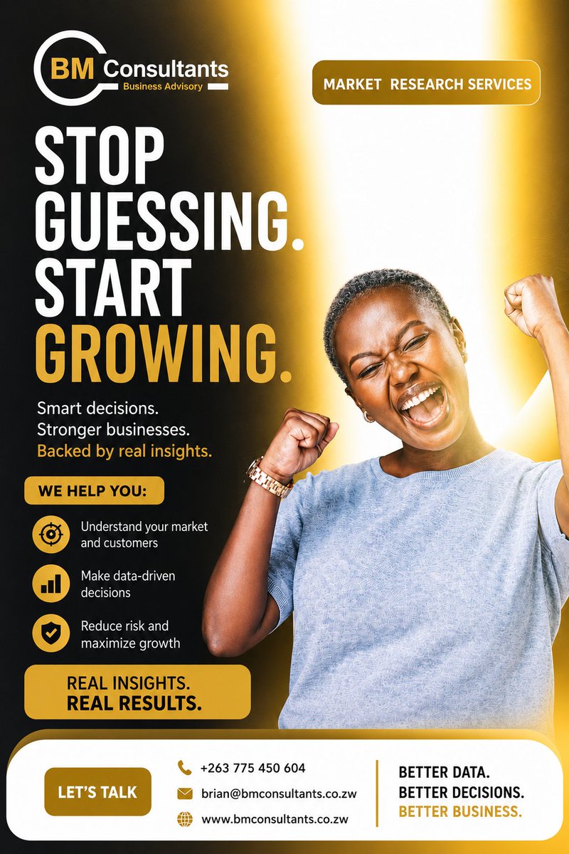 CoachBM3's tweet photo. At BM Consultants, we help businesses replace assumptions with evidence through professional market research. Our insights help you reduce risk, identify opportunities, and make decisions with confidence.

Great businesses don't rely on guesswork. They rely on data. https://t.co/DaW85tsTN8