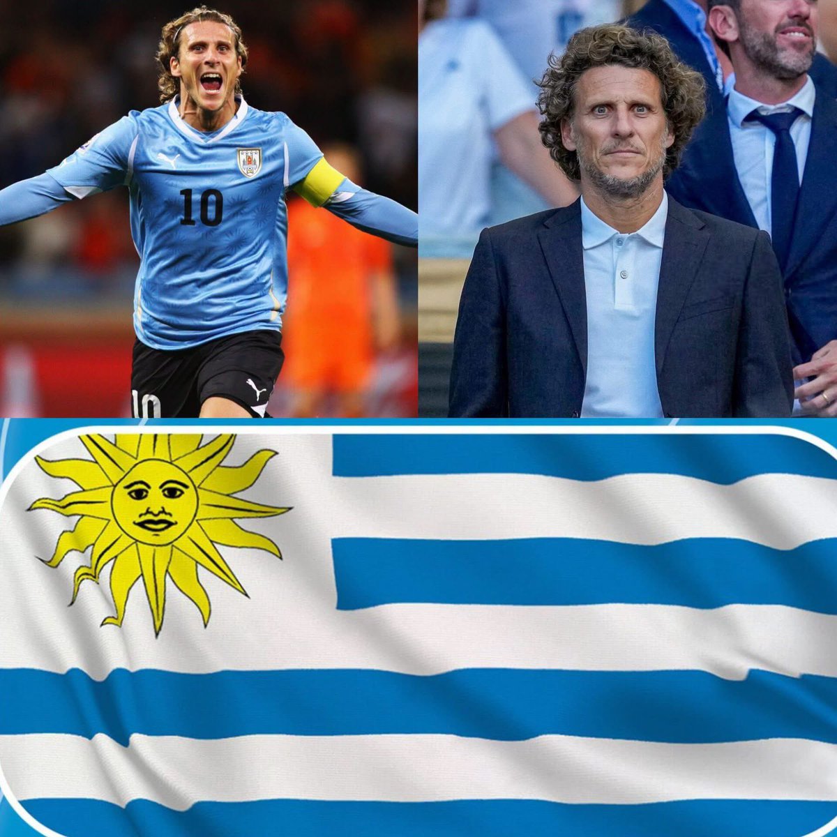 FootballRepb's tweet photo. ‼️OFFICIAL: Diego Forlán is the new manager of the Uruguay national team!

The Uruguayan legend will take charge on an interim basis until next March. The federation will then decide whether to keep him in the position. https://t.co/cdaN7YSBRH