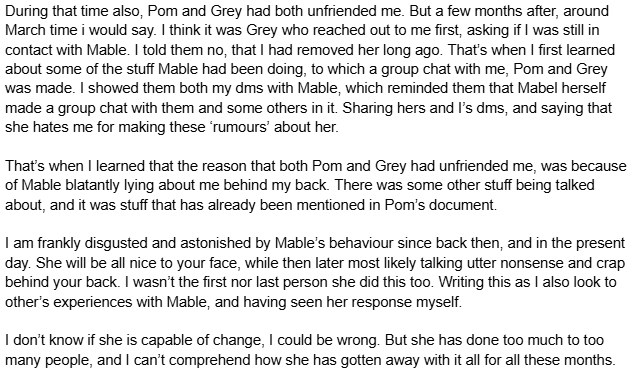 VionaSubi's tweet photo. Tried my best to summarise and remember my own experience. Admittedly I may not have screenshots, but Pom + Grey can most likely vouch for me. As I have been here since they first mentioned about making this doc. https://t.co/tdh6u61gbG