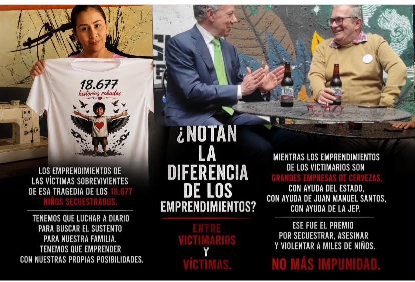 DeisyDorelly's tweet photo. Notan la diferencia? Mientras las sobrevivientes de estos pedófilos seguimos adelante con nuestro propio esfuerzo, emprendiendo y luchando cada día para sostener a nuestras familias y mantener viva esta causa, a los criminales @JuanManSantos , el Estado colombiano y la @JEP_Colombia les garantizaron no solo impunidad, sino también privilegios, recursos y grandes empresas. Pero no importa. Nosotros representamos la resiliencia, el empoderamiento y la fuerza de quienes se niegan a guardar silencio. Esta causa no se entierra con impunidad, porque la verdad seguirá viva mientras nosotros sigamos de pie.