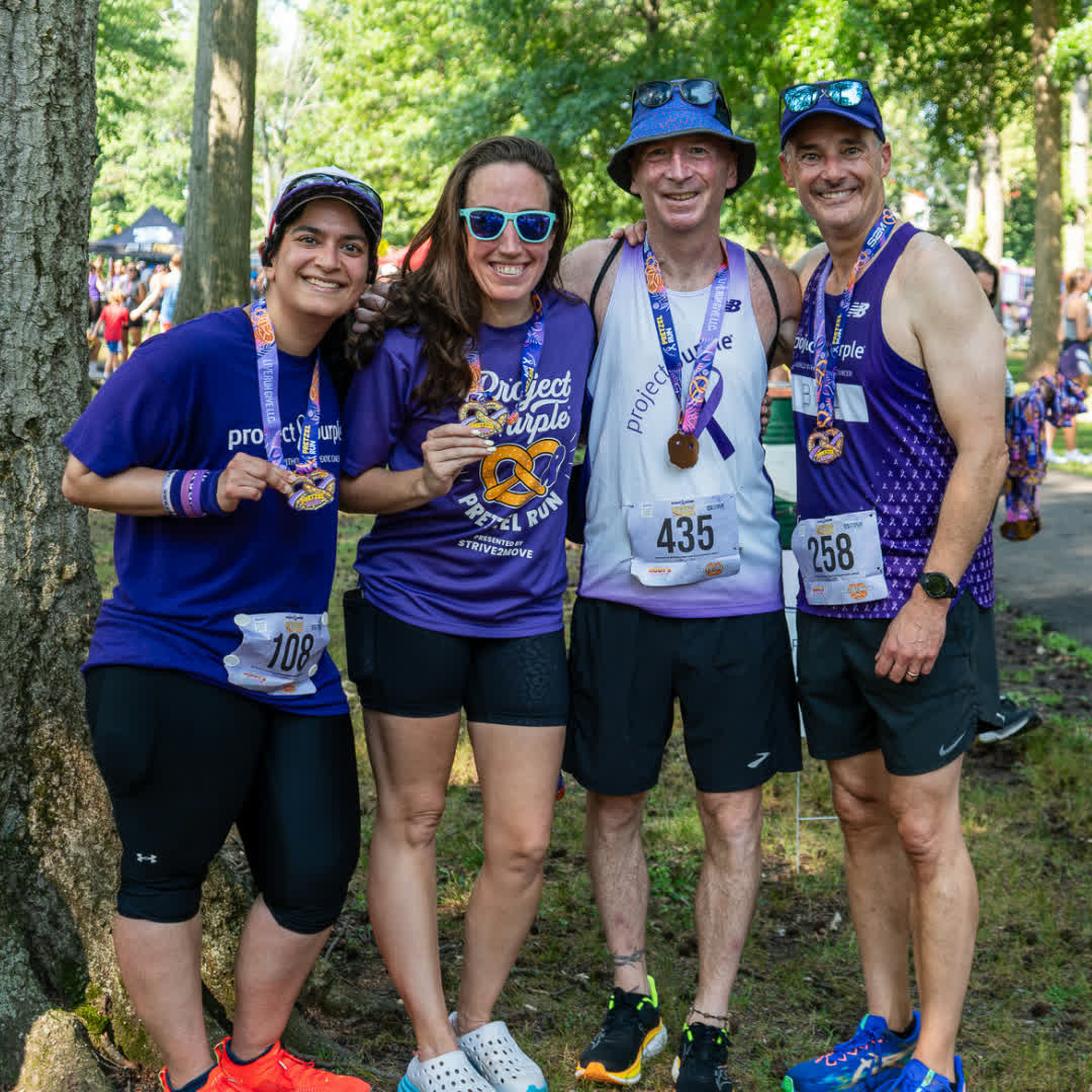 Run4Purple tweet picture