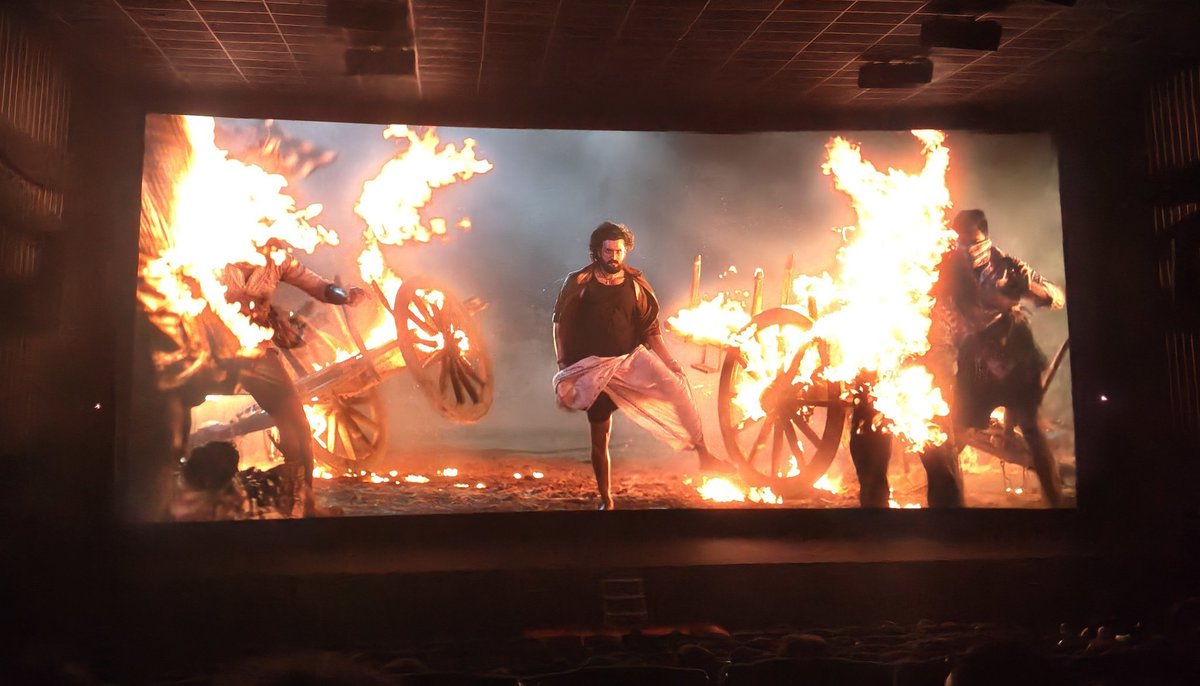 Tej_a21's tweet photo. #Lenin 
Totally loved 🤩
Chala days tarvatha Theatres nunchi chala trupthi ga bayataki vacham❤️‍🔥
Bangarams @AkhilAkkineni8 &amp; #Bhagyashri performances are Goated.
@MusicThaman anna massive bgm🔥
#BlockbusterLenin https://t.co/XnUYawoH7E