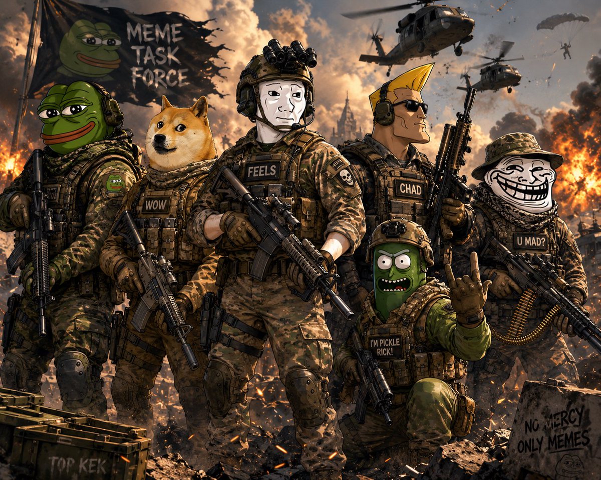 MemeTeamSyx's tweet photo. WE HUNT RUGGERS WE HUNT BUNDLERS WE HUNT THE PONZIE SCHEMES OF THE MEMECOIN WORLD JOIN THE ARMY #MEMETEAMSYX (COMING SOON) https://t.co/aVPvTdL2j9