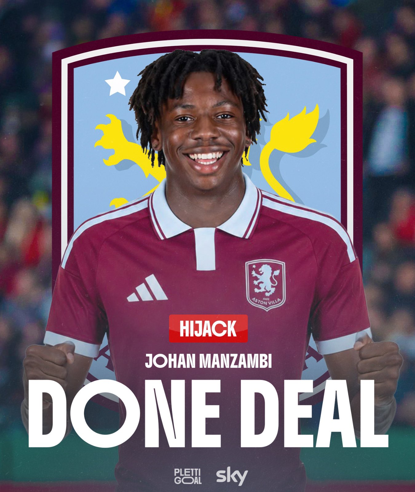 Johan Manzambi to Aston Villa