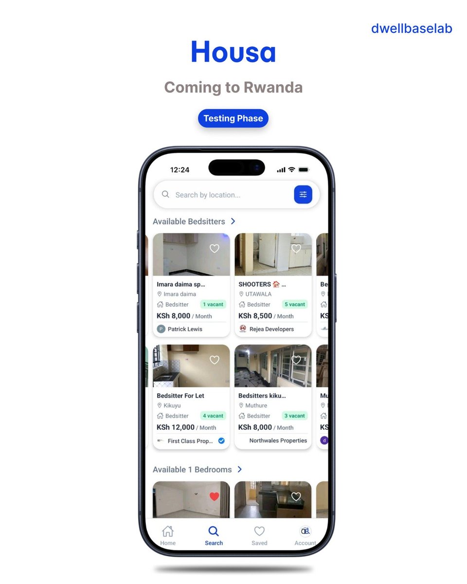 Housa_Mobile's tweet photo. 📢📢📢 Internal Testing have begun and selected internal property managers have access to Rwandan Real Estate Marketing via Dwellbase Lab Company product Housa.

This is testing phase of Housa.

Rollout to the public will begin in early 2027 https://t.co/arNmNQ7Z8l