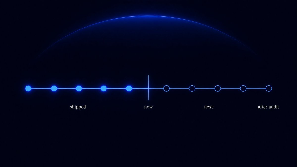 TesseraInfra's tweet photo. What's next for Tessera: webhooks for churn alerts, a visual graph explorer, a Python SDK, team API keys, and the sealed private layer after audit.

Shipped so far: durable delivery, one-line middleware, observability, cached reads, on-chain billing. 

The hard part ships when it's audited, not before.