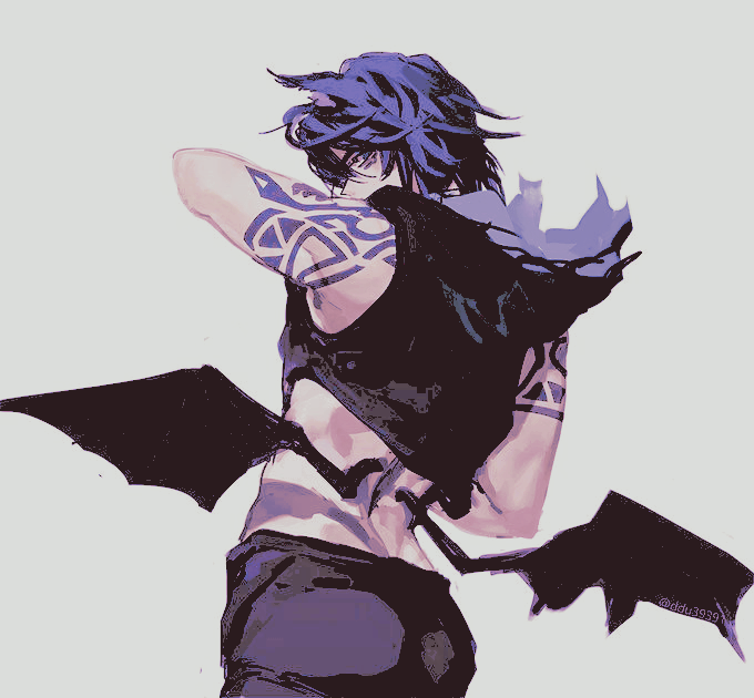 ventunox's tweet photo. you  want  to  see  my  wings?   okay,  just  be  gentle  please.   they're  as  sensitive  as  my  aphid  friends  during  the  summer  heat  ฅ(ᵔ꒳ ᵔマ
⠀⠀⠀⠀#seductivesunday https://t.co/8oQuPWMGAu