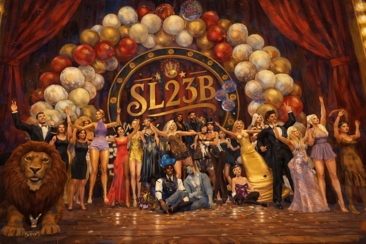 IsabisSL's tweet photo. [: #SL23B WRAP PARTY :] Had a fantastic time with the Stage Crew at the wrap party over at Golden Palms. What an awesome team we made! See y'all at #SL24B! 🎂

#SL23B #SecondLife #VirtualWorld #Metaverse #MusicFest https://t.co/RoWMmXHDVe