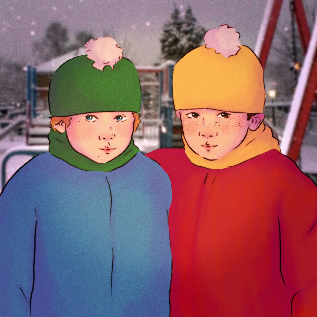 itspirru's tweet photo. fanart of the fic i drew a heart (around your name) by rozsonata on ao3 @rozsonata  
#heatedrivlry #shanehollander #ilyarozanov #fanfic https://t.co/qvFFasoEjx