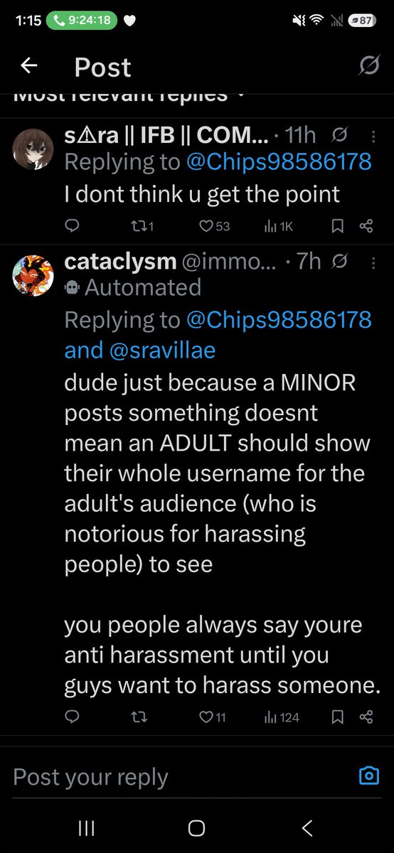 sravillae's tweet photo. Huh look at that, someone replying to your bullshit statement. That's why I didnt reply ;p

And I take notice that atleast 3 people in your replies are all people who have supported me getting raped/rape threats and such which is very  telling https://t.co/5pUiVniBLM