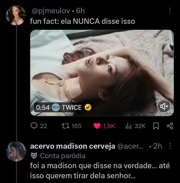 tododiamico's tweet photo. 🚨 URGENTE 🚨 
blinks foram pegas pegando uma fala da madison beer pra dizer que é da Jennie, quando o acervo desmentiu, elas bloquearam o acervo e ainda espalham essa fanfic como verdade absoluta https://t.co/9lbNnFbj6X