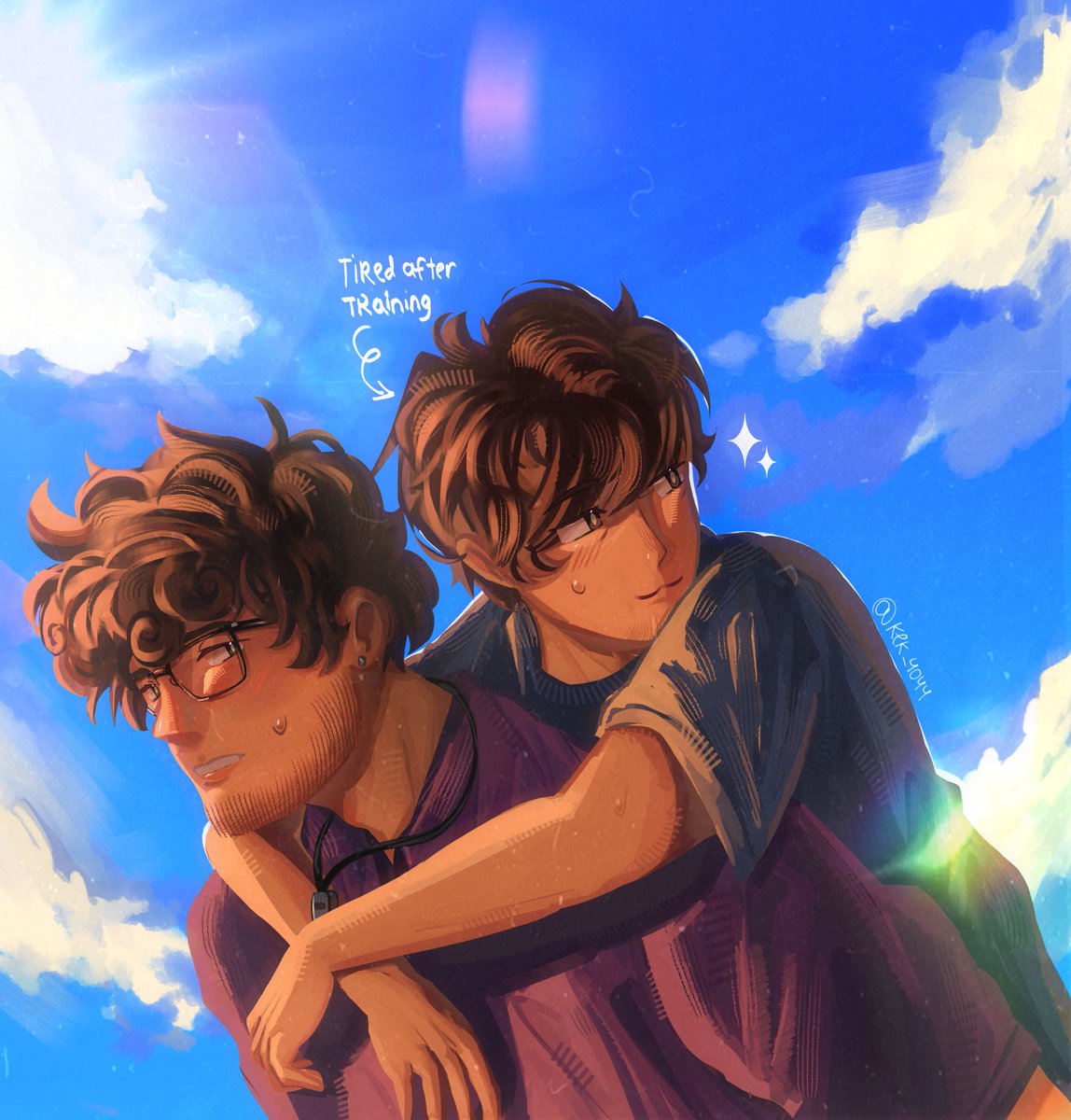 Kek_4044's tweet photo. My Dnf AU coach Dream &amp; Client George, bros tired and made Dream carry him.(usually i dont my results but i like this one<3) #georgenotfound #dreamwastaken #dreamnotfound https://t.co/0U1gSEJwm2